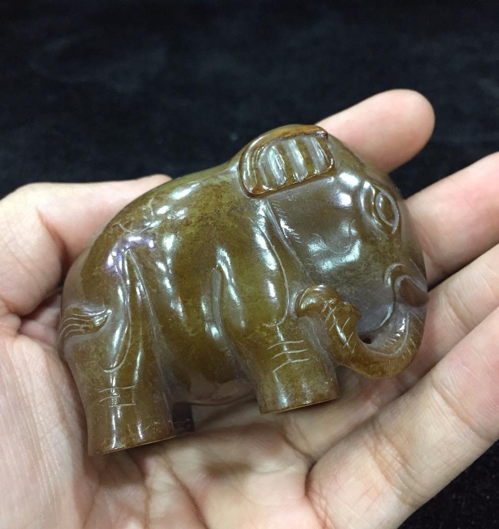 漢代 太平有象置物 古玉和田玉籽料 中国美術骨董工芸収蔵品