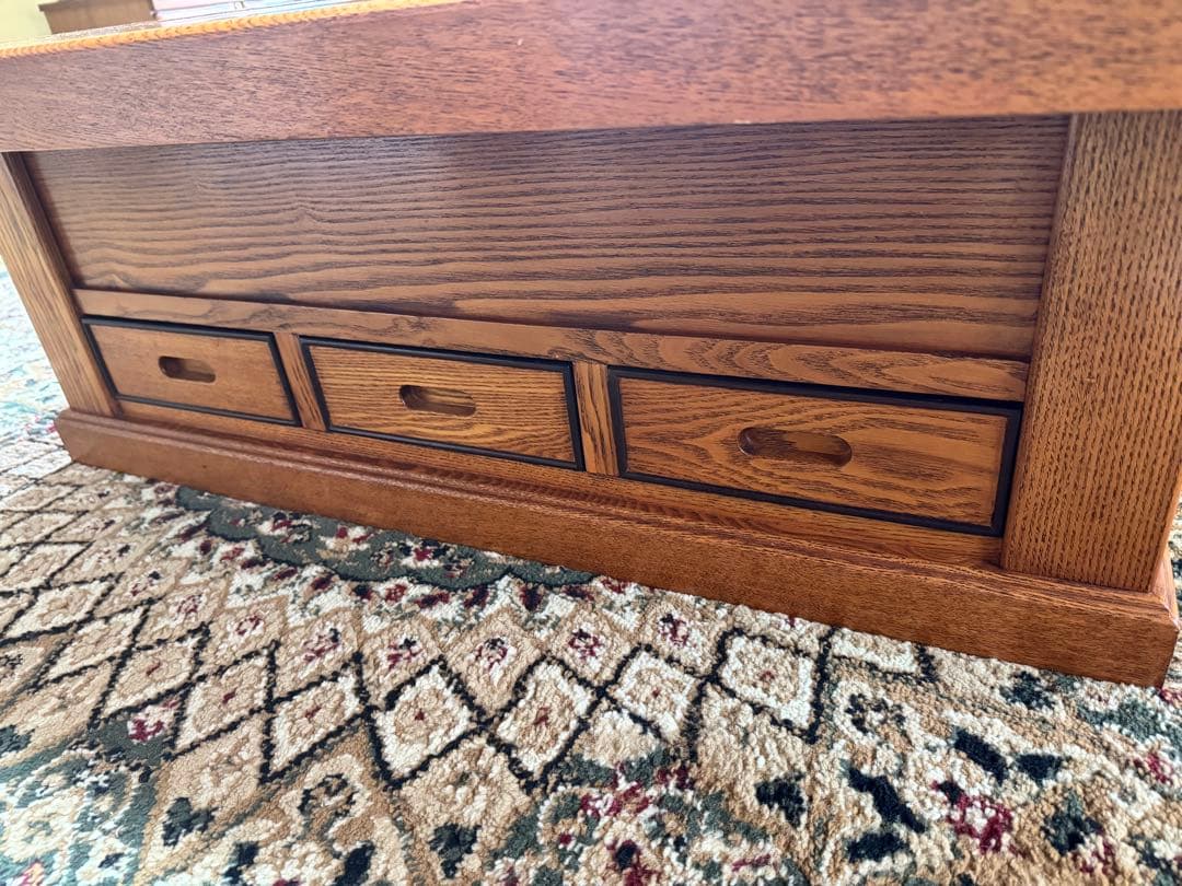 火鉢　囲炉裏　テーブル　アンティーク　古民家家具