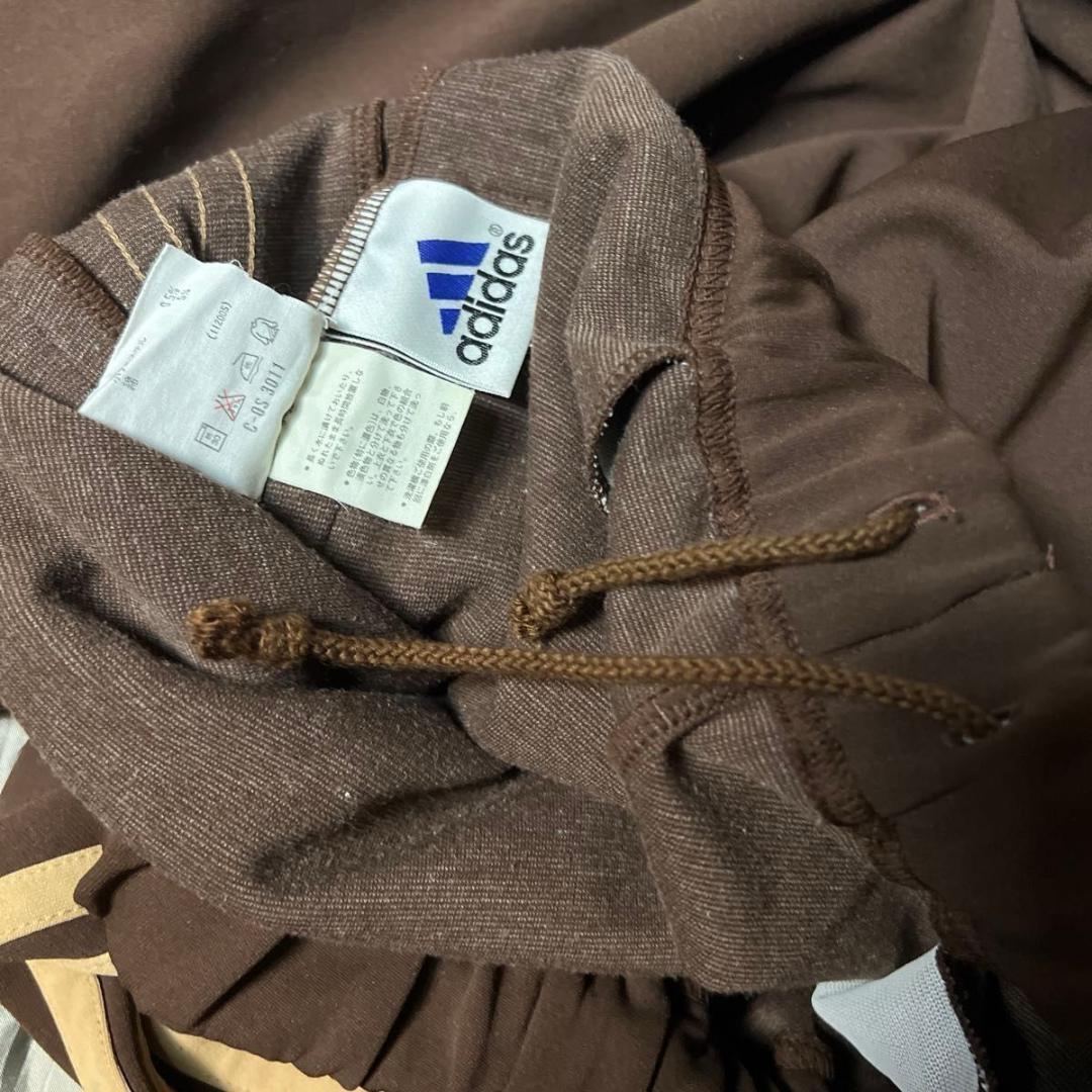 超希少　DESCENTE アディダス　ジャージ　ブラウン　ベージュ　パンツ　美品