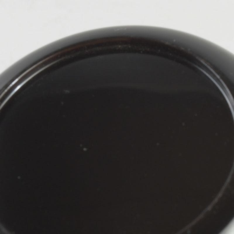 茶道具　瑞雲造　漆塗　総竹林蒔絵　平棗　共布共箱　V　9465