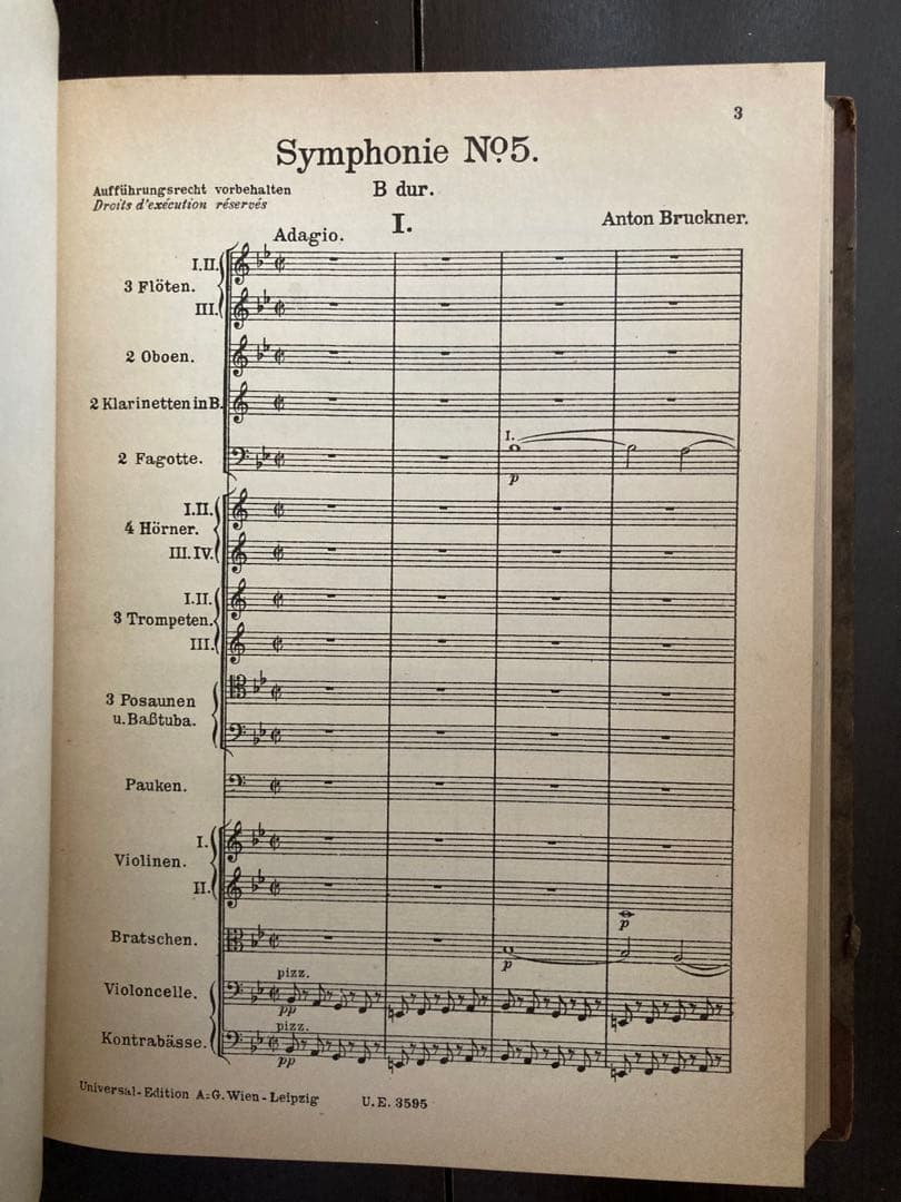 ブルックナー ；交響曲全集（1912）〜ポケットスコア