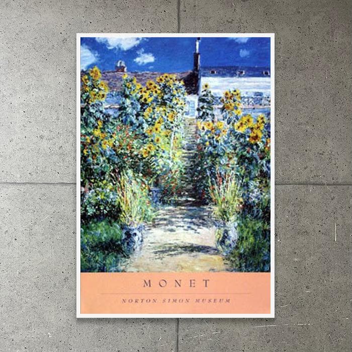 額装品/The Artists Garden/クロードモネ/ポスター/インテリア