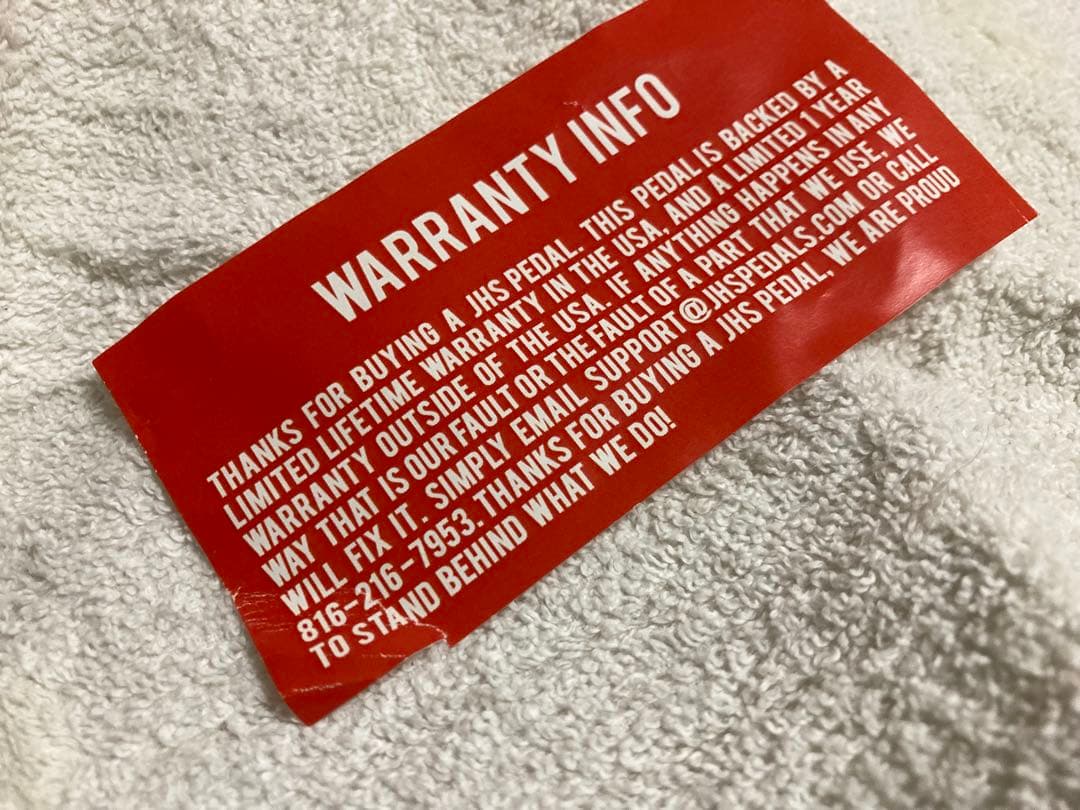 ギター JHS Pedals Charlie Brown V4