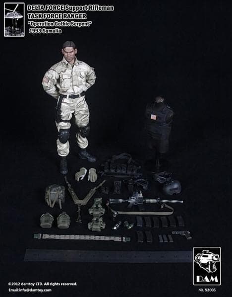 ミリタリー DAMTOYS DELTA FORCE BLACK HAWK DOWN