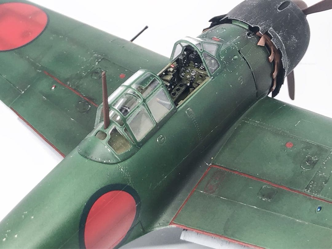 【海賊プラモデル屋完成品】TAMIYA 1/48 零戦52型