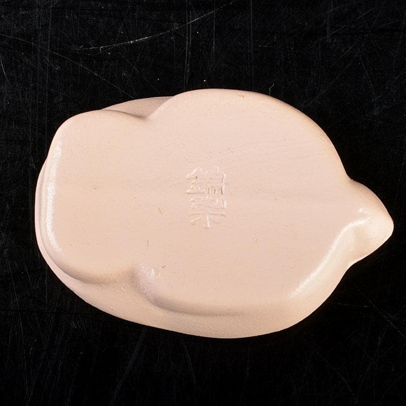 京焼　清水焼　錦染造　干支　戌　香合　藪内流　椅々斎花押　書付箱　V　6861