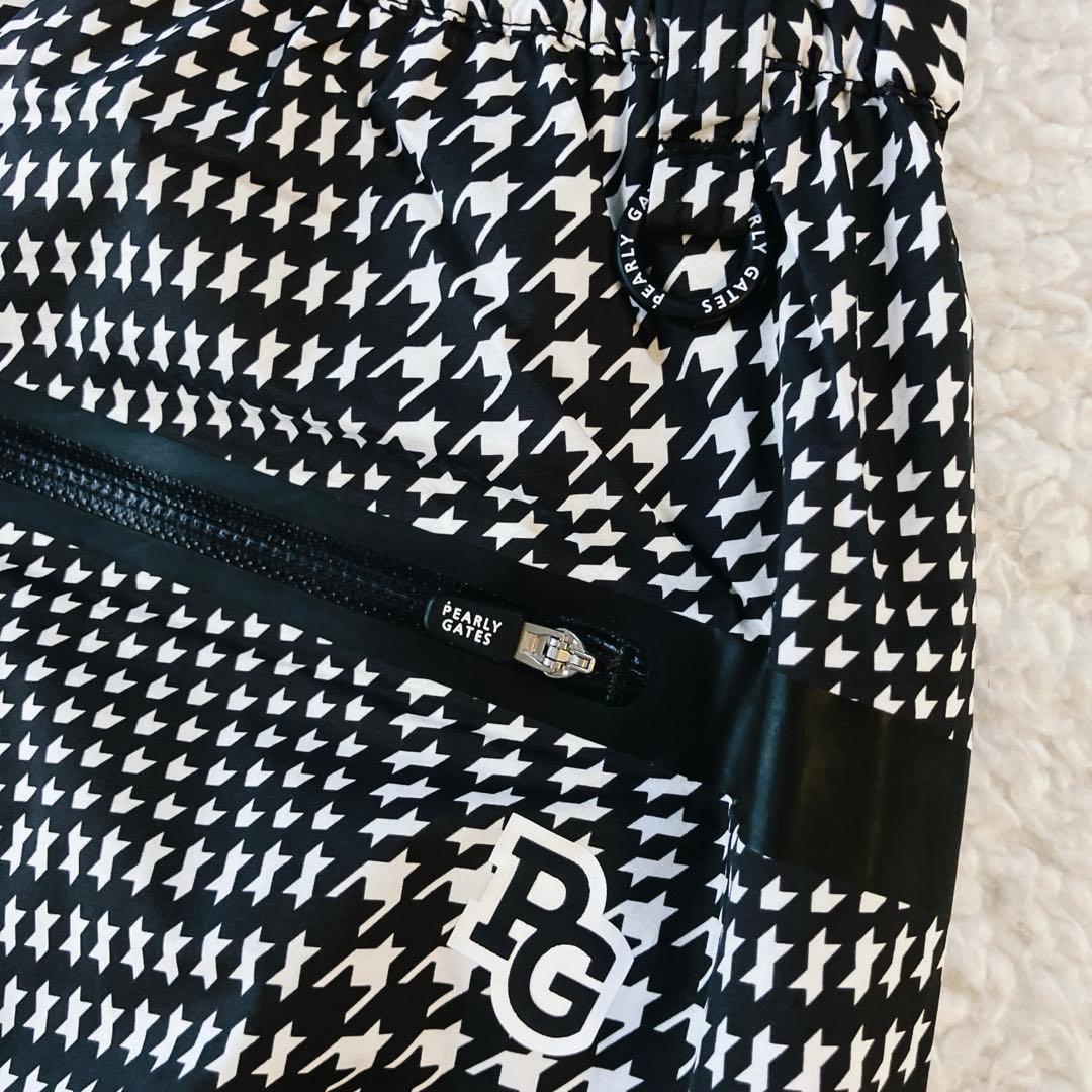 【新品 レインパンツ】パーリーゲイツ ストレッチ 千鳥柄 2/L