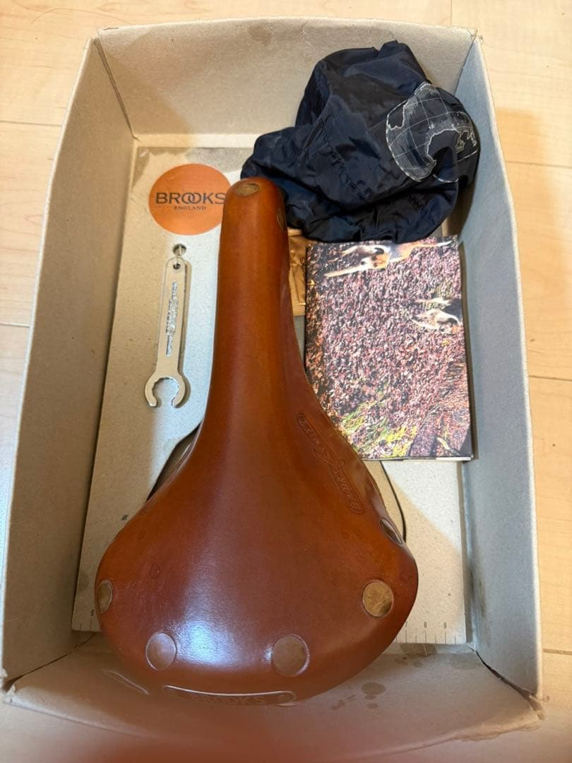 Brooks Swiftブラウンレザーサドル