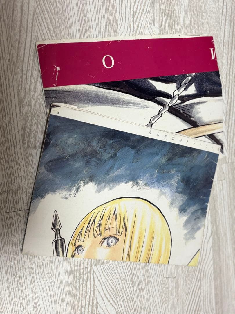 CLAYMORE ポスター 2枚 稀少品【折れ・破けあり/ダメージあり】