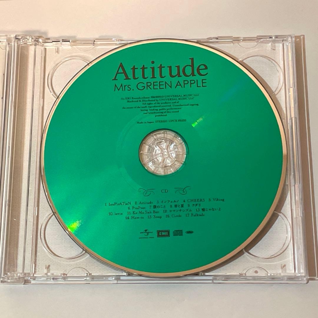 【激レア 初回限定盤】Attitude/Mrs.GREEN APPLE