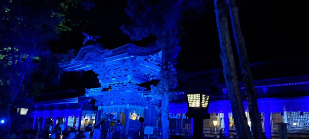 諏訪大社2025年8月8日　下社秋宮.数量限定夜の夏詣特別御朱印4種コンプセット