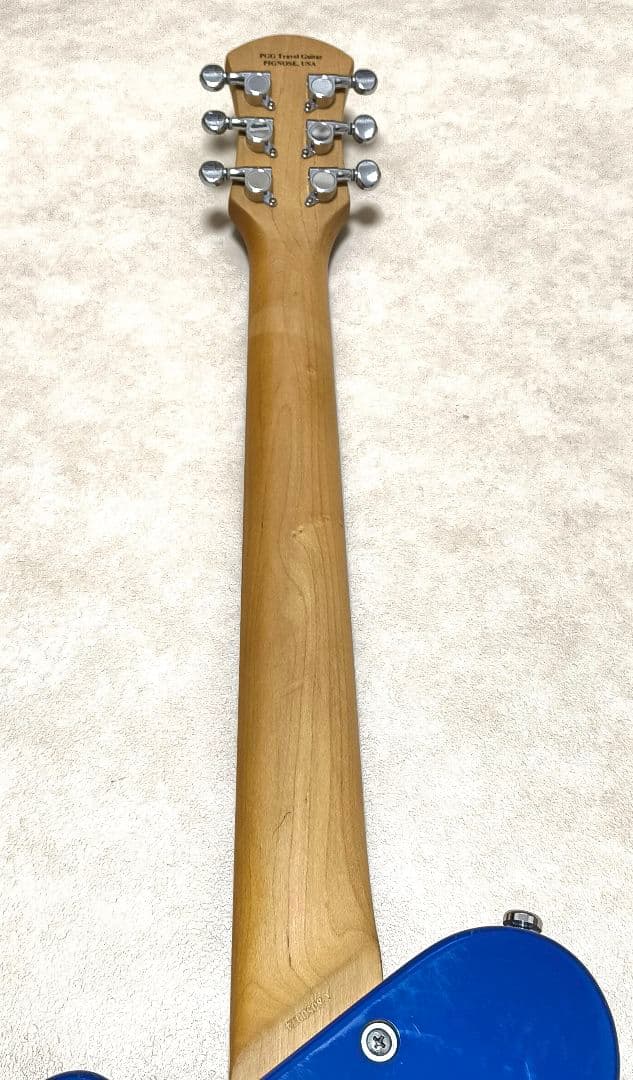 ★美品★PIGNOSE アンプ内蔵ミニギター ブルー ピグノーズ トラベルギター