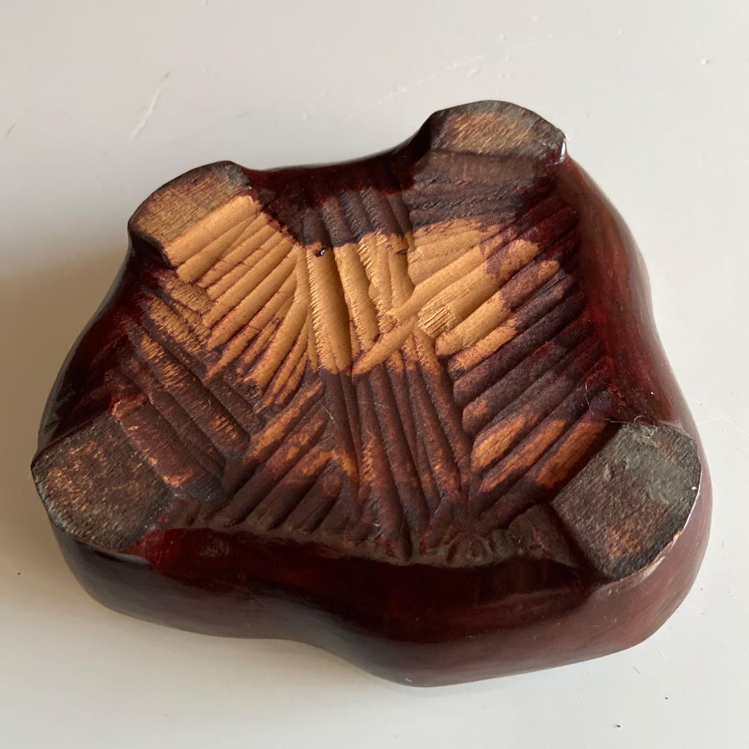 蔵出し！昭和レトロ・アンティーク＊　国産鉱物・天然石置き飾り石・台座付き　＊