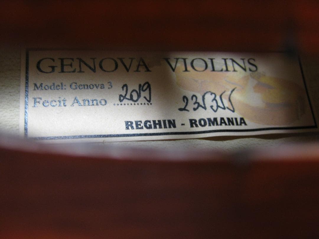 【良彩アンティーク調】 グリガ GLIGA Genova3 バイオリン セット