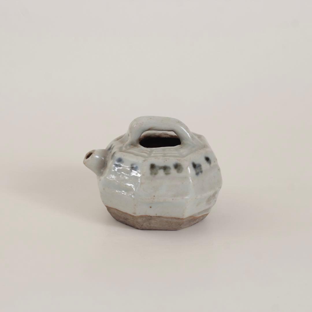 染付 八角 水滴 古道具 アンティーク 文具