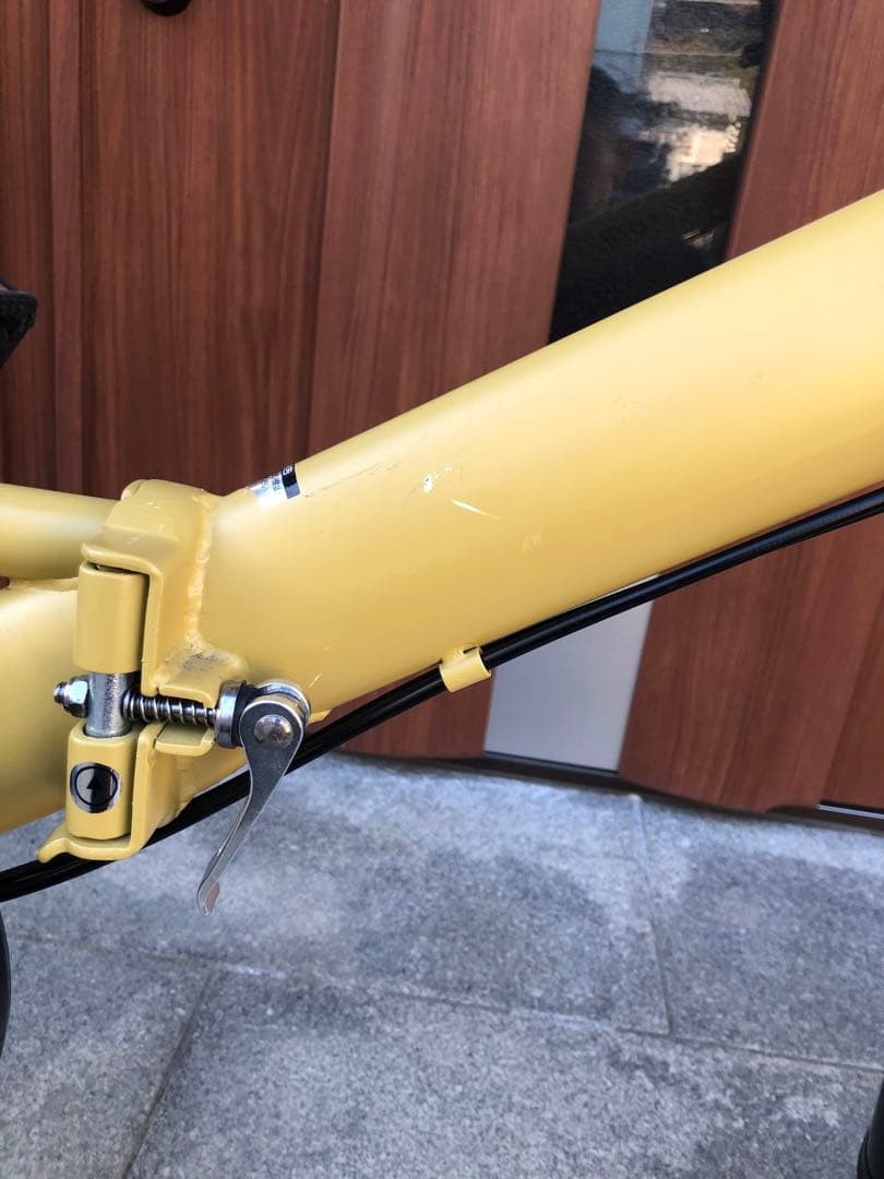 Crew 折り畳み自転車　ギア　ライト　鍵　前バスケット付き　20インチ