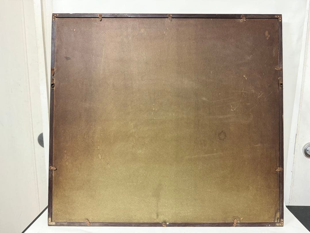 S3 日本画 田中針水 絹本 額装 児童絵