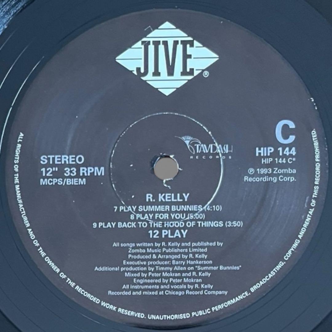 【12”】 R. Kelly / 12 Play USオリジナル盤