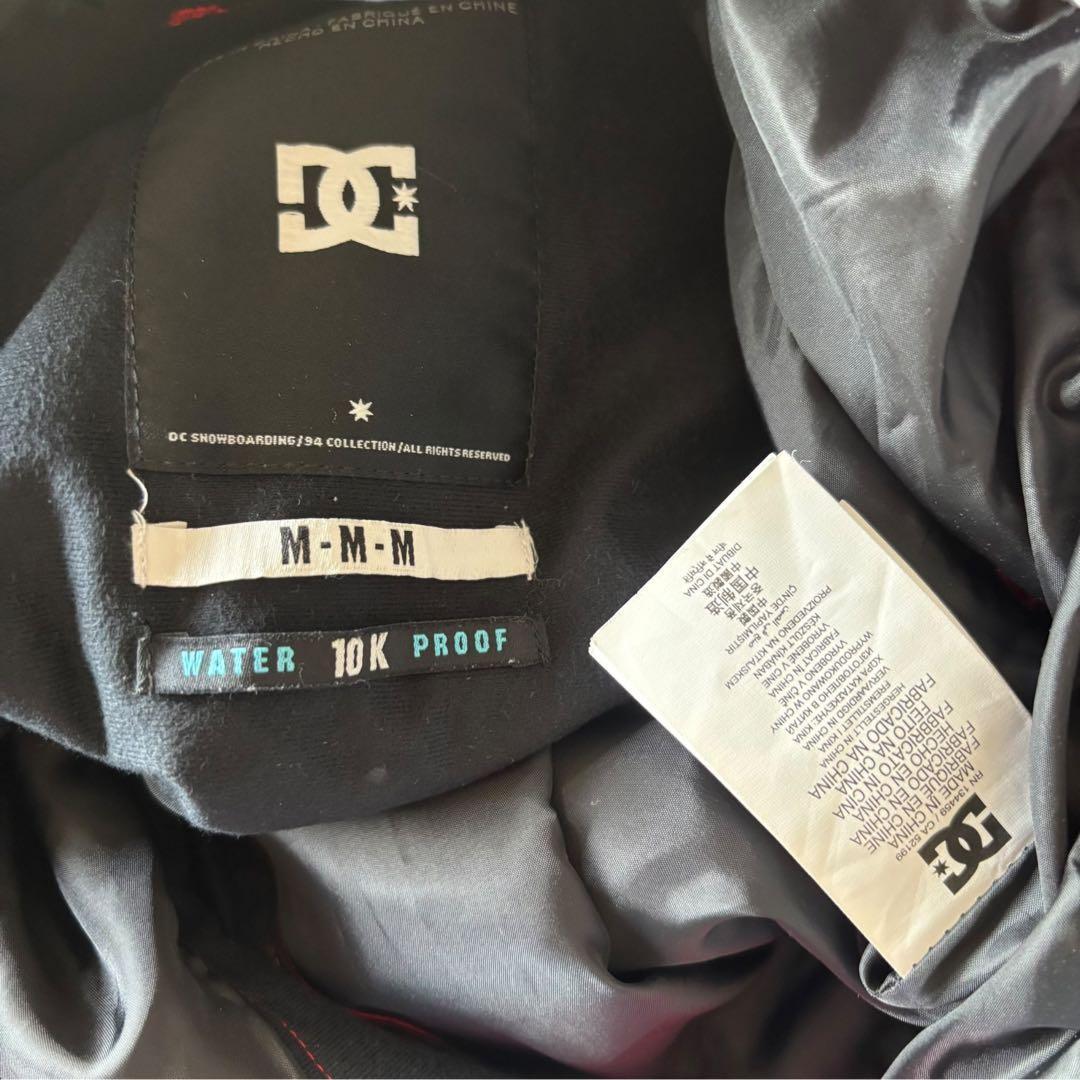 美品✨DC スノーボードウェア ジャケット&パンツセット ブラック×レッド