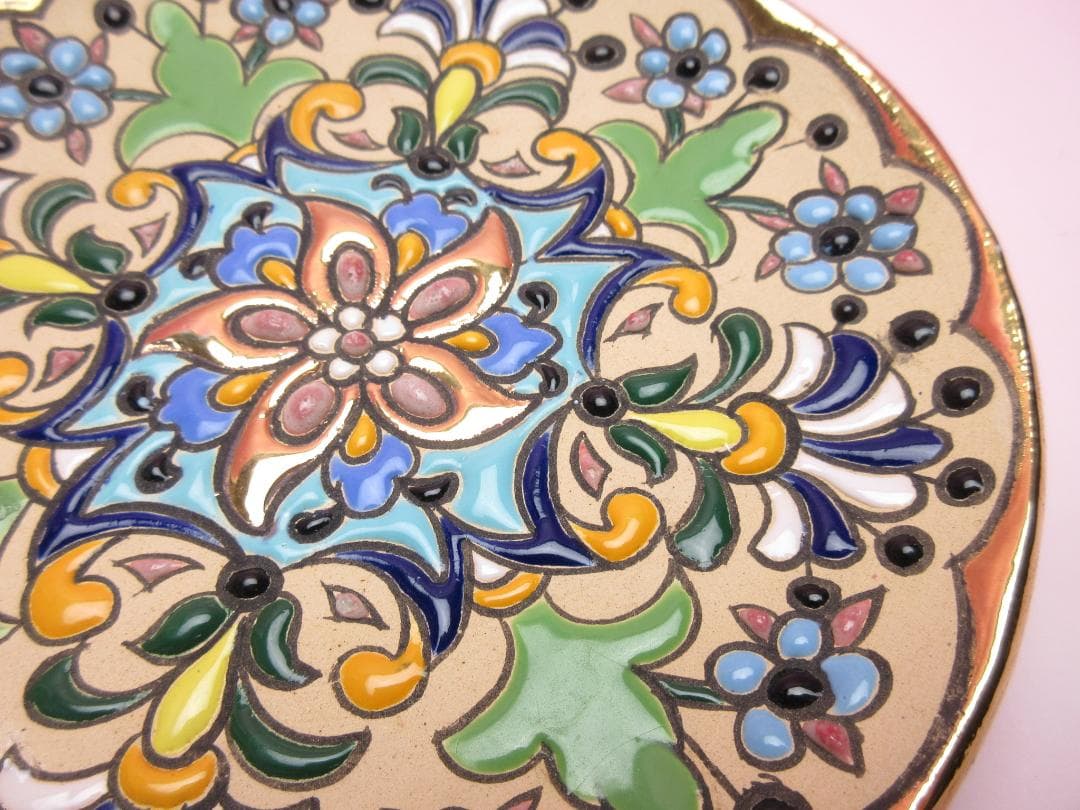 スペイン セビリア焼 飾り皿 CEARCO ORO DELEY 24K 他