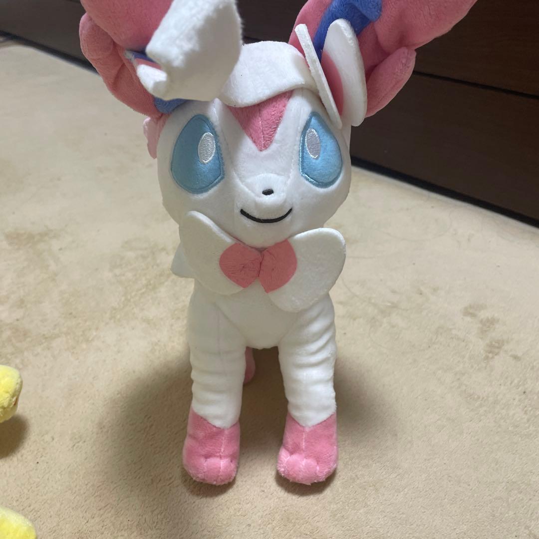 ポケモン ぬいぐるみ まとめ売り ブイズ イーブイデデンネ ポンチョピカチュウ