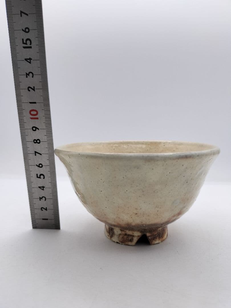 c762 数茶碗 萩 唐泊山 喜村晧司 10客 木箱 茶道具 古物