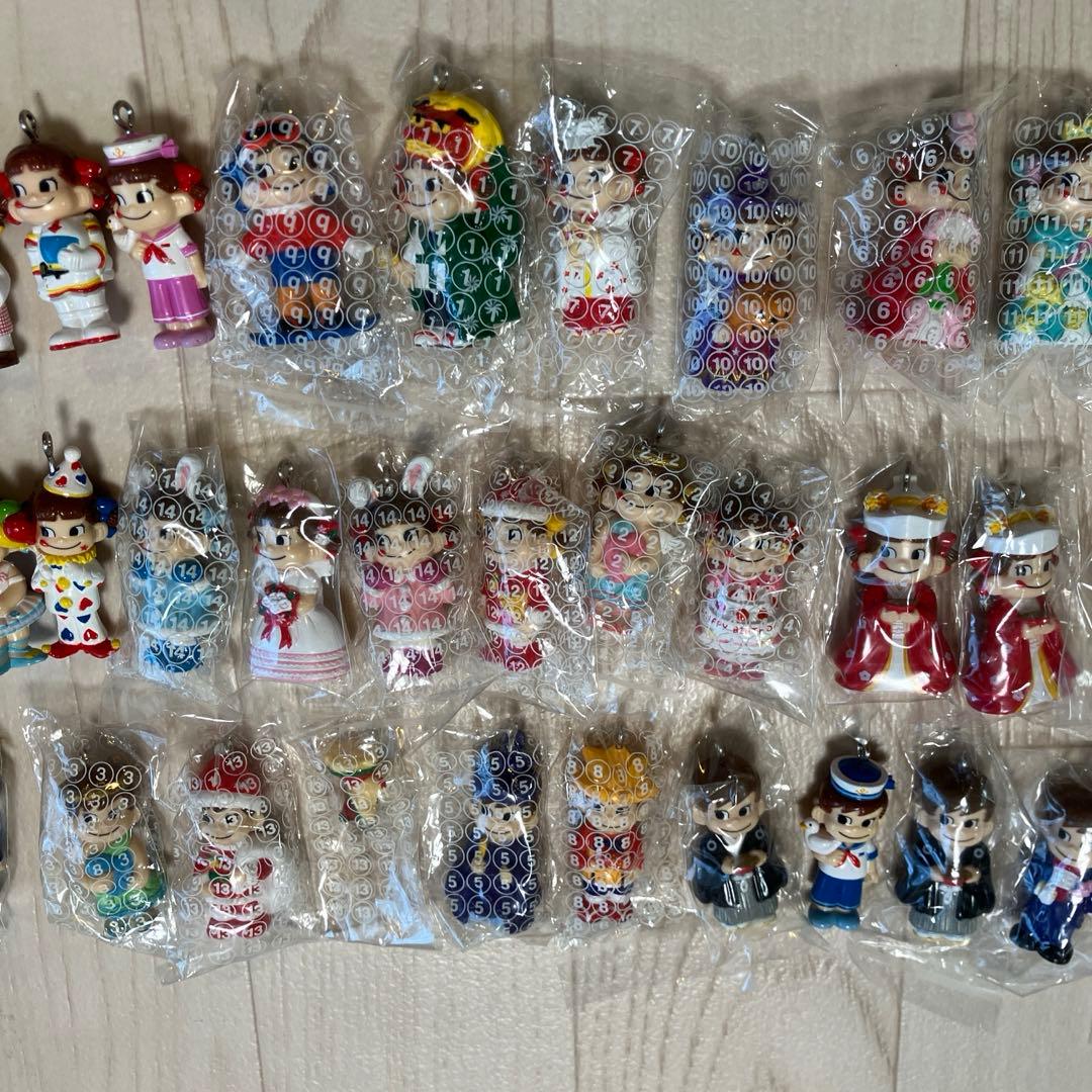 セット　ペコちゃん　ぽこちゃん　50周年　フィギュア　人形　缶　レトロ　不二家