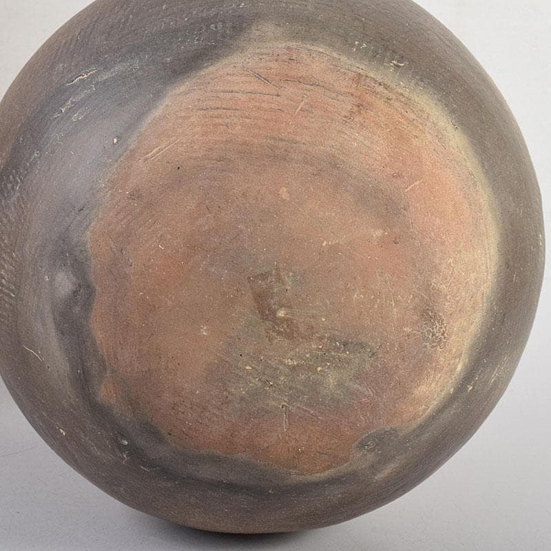 朝鮮美術　須恵器　新羅土器　壺　壺敷・時代箱付　V　R8018C