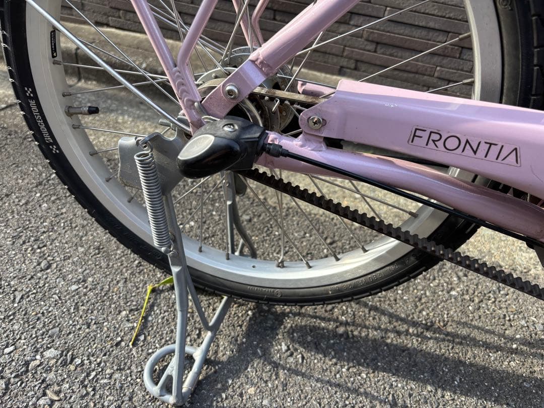 ブリヂストン電動アシスト自転車 ピンク