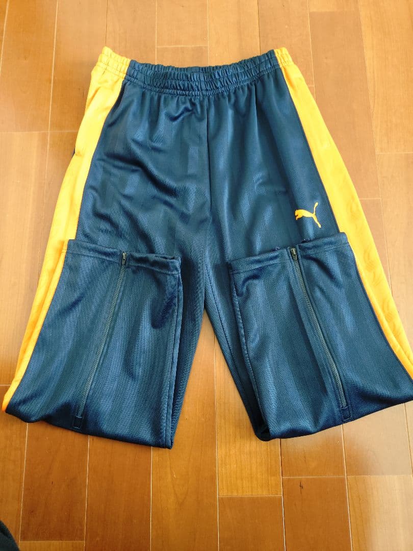 PUMA ジャージ上下セットアップ ネイビー/オレンジ Mサイズ 未使用品
