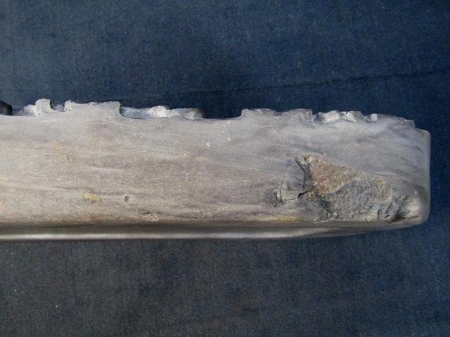 ☆硯　中国古玩　端渓硯　裏に銘有　花に飛鶴図　重さ5,6㎏☆