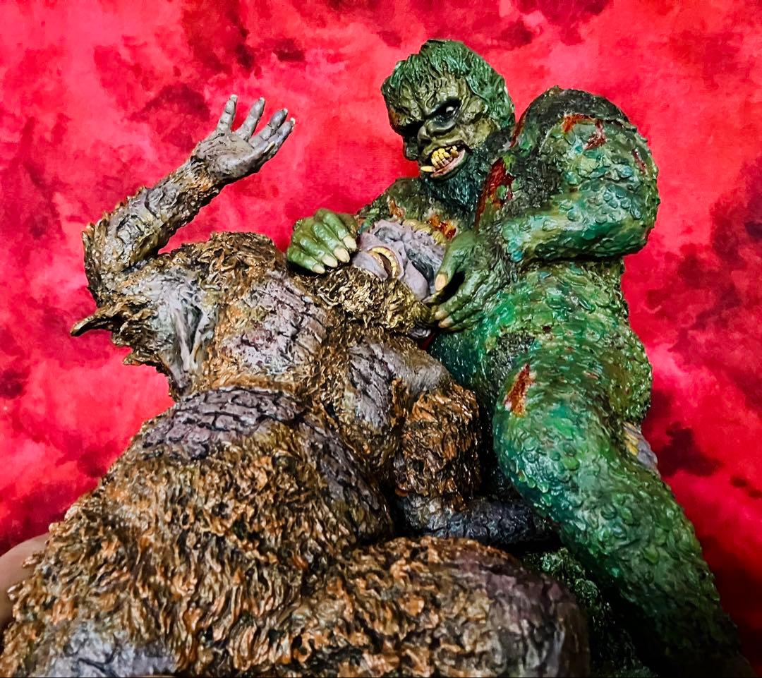 サンダ対ガイラ￼決戦！壮絶バトル・レジンキット完成品フランケンシュタインの怪獣￼