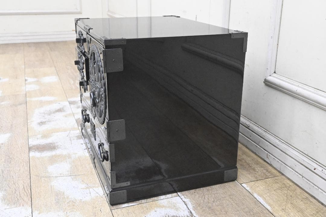 NH19 超美品 最高級 欅産業 仙台箪笥 宮城県推奨品 漆塗り小引出 船箪笥