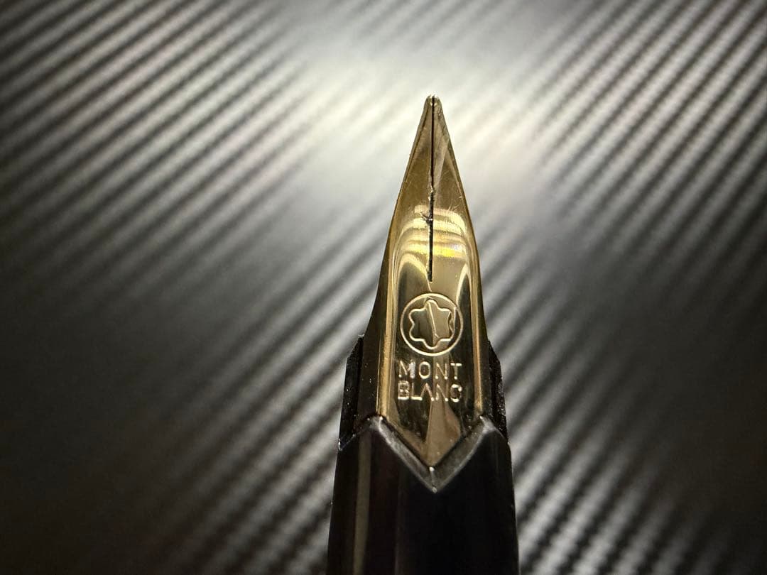 Mont Blanc No.221 ブラック 両用式 M 中字 万年筆