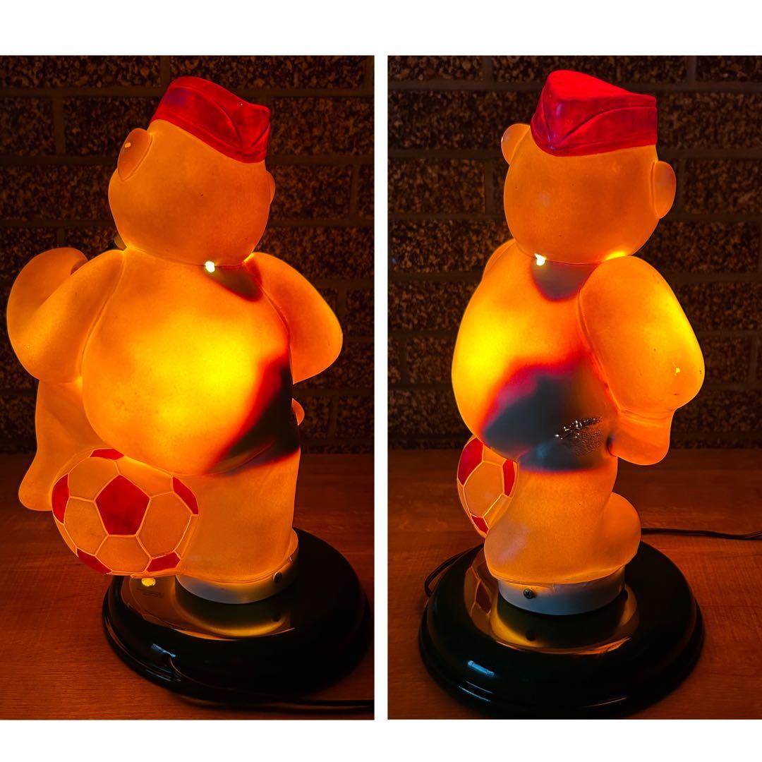 コカコーラ 照明 ディスプレイ ライト サッカー 雪だるま ノベルティ ジャンク