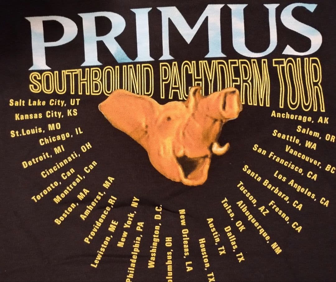 超美品 プライマス サウスバウンド パキダーム winterland Tシャツ