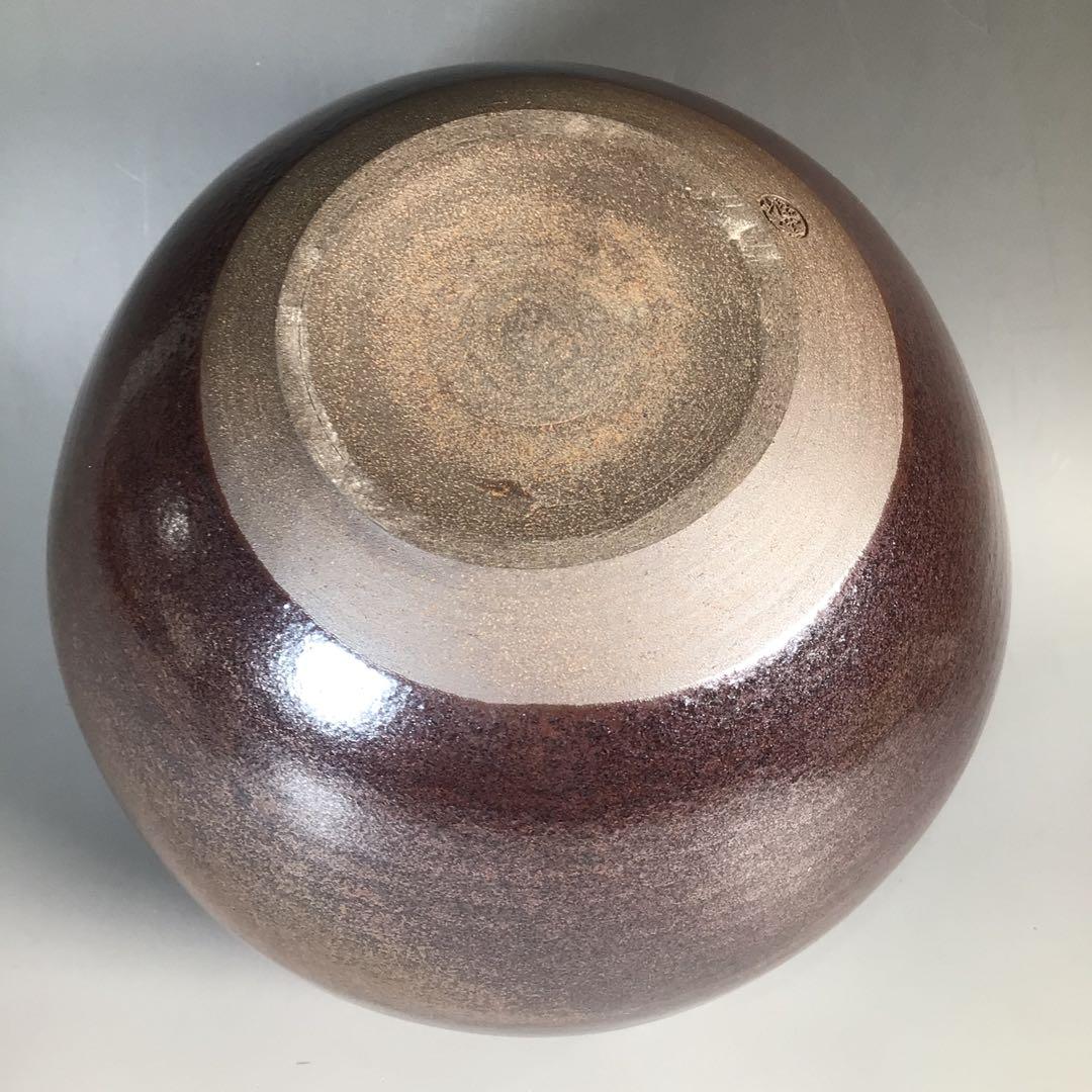 Ｎ６０４　水指　『高取焼』『碧山窯造』『兎摘み』　共箱　茶道具