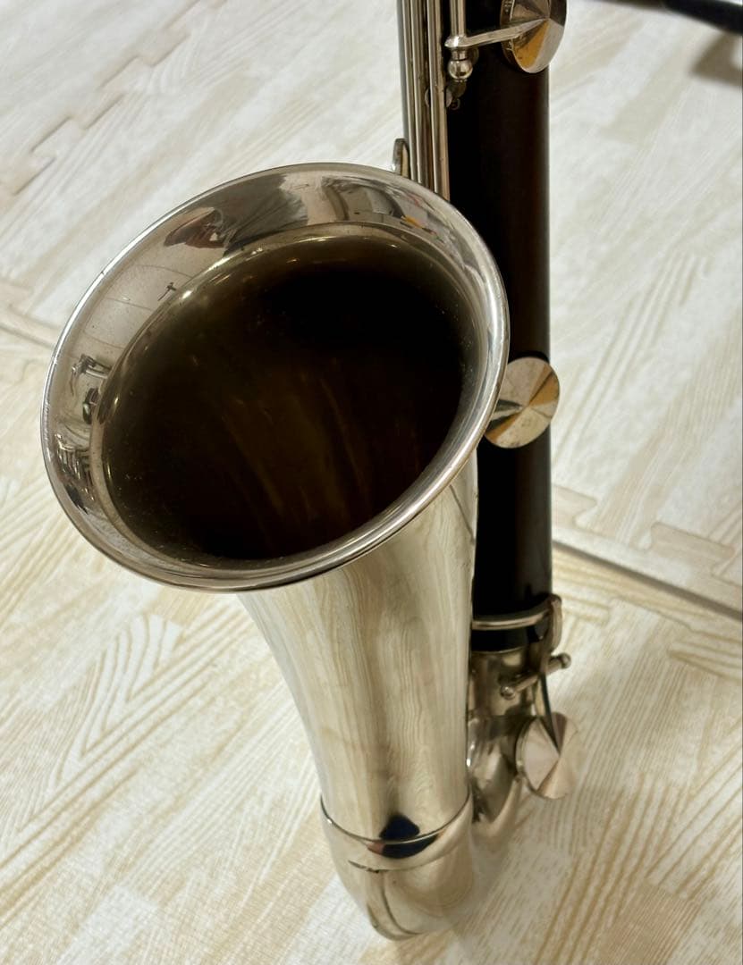 【稀少】バスクラリネット　ノブレ　ケース付き　木製（グラナディラ材）