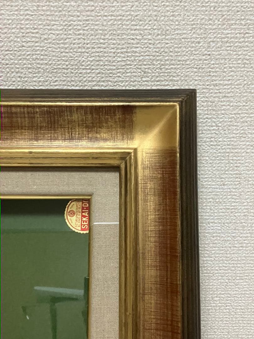 美品 額縁2点セット SM 油彩 油絵 絵画 店舗 什器 アンティーク アート