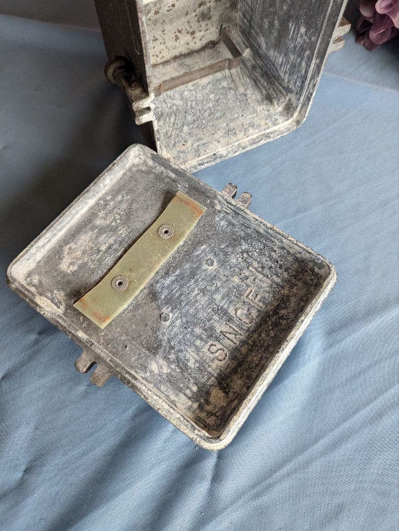 フランスアンティーク 国鉄 SNCF 手信号 レッドシグナルランプ 1950年