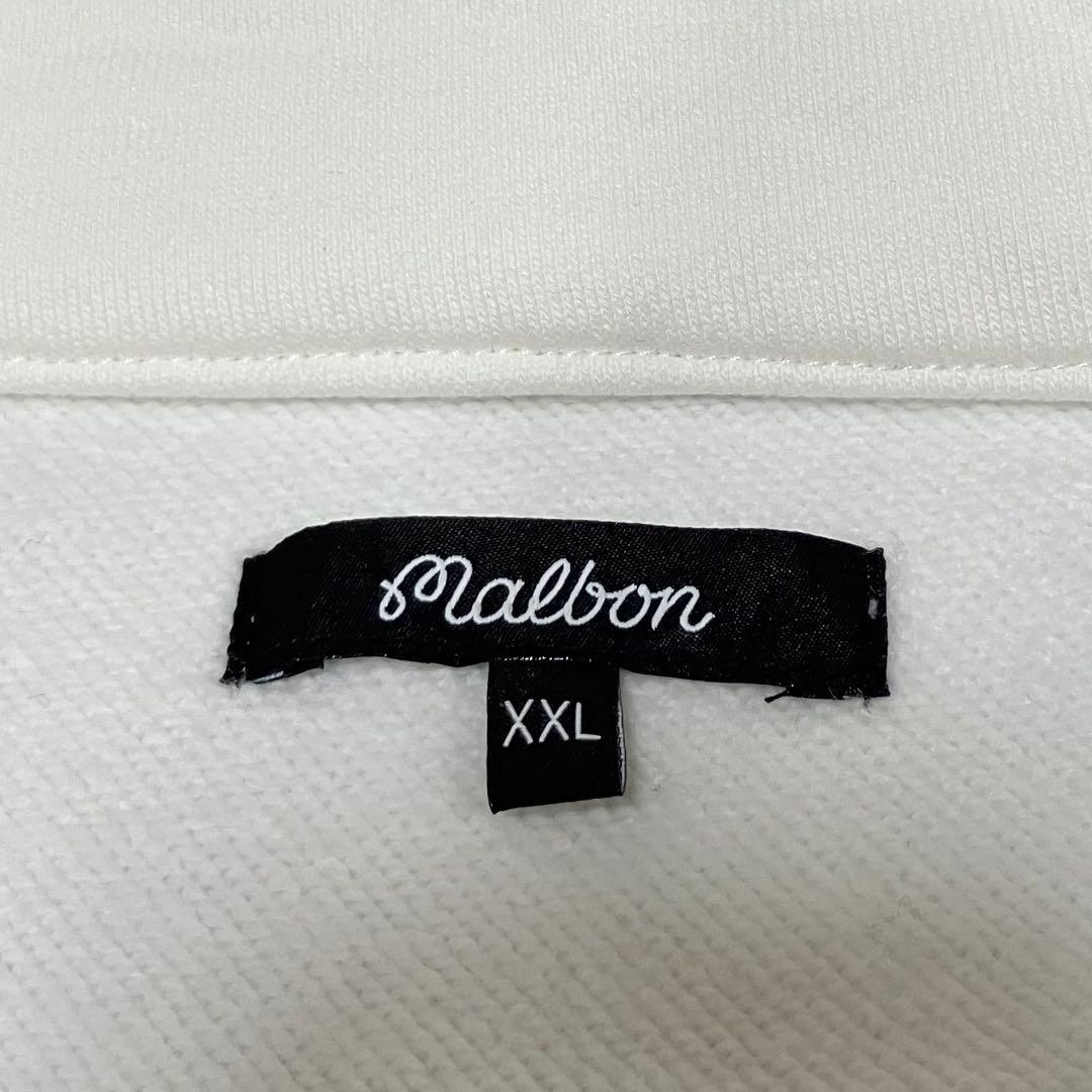 正規美品 MALBON GOLF マルボン ゴルフハーフジップ スウェットXXL