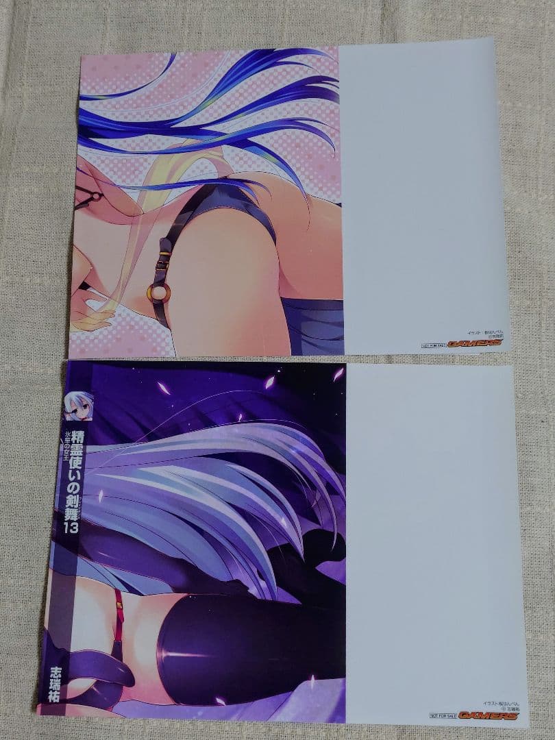 精霊使いの剣舞 特典ブックカバー　13枚セット