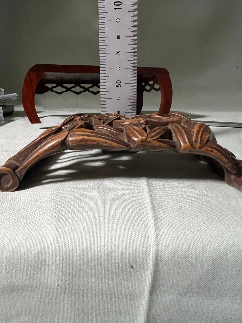 木製 墨置 細工