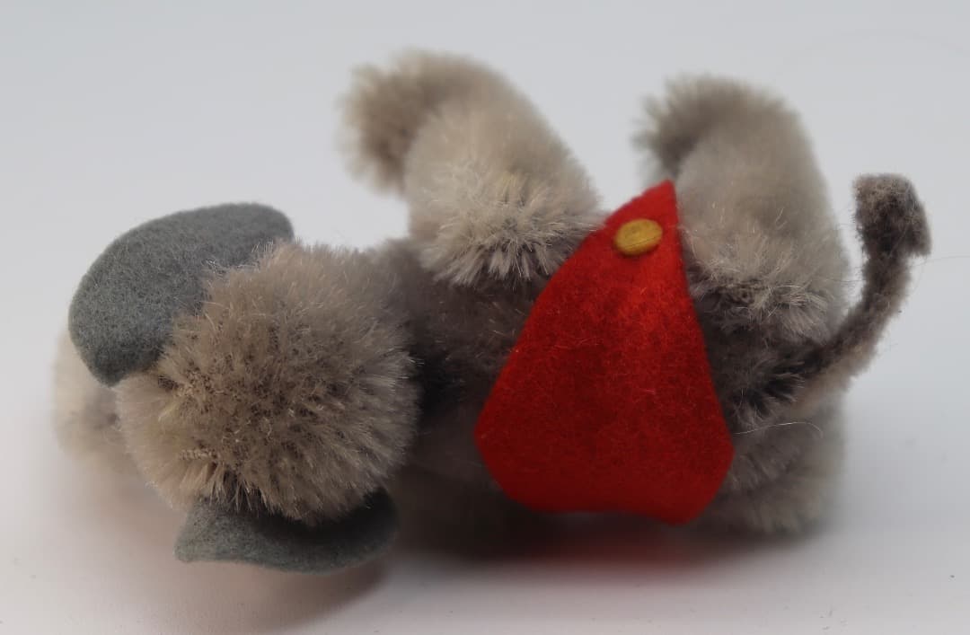 Schuco 1959年製 7325-Elefant 9cm グレーぬいぐるみ象