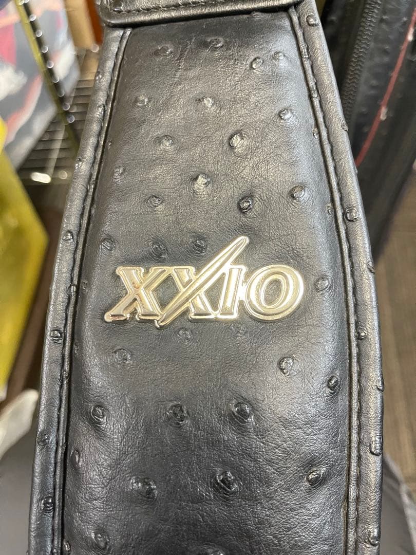 ゼクシオオーストリッチキャディバッグ　ゴルフバック　オーストリッチ　XXIO
