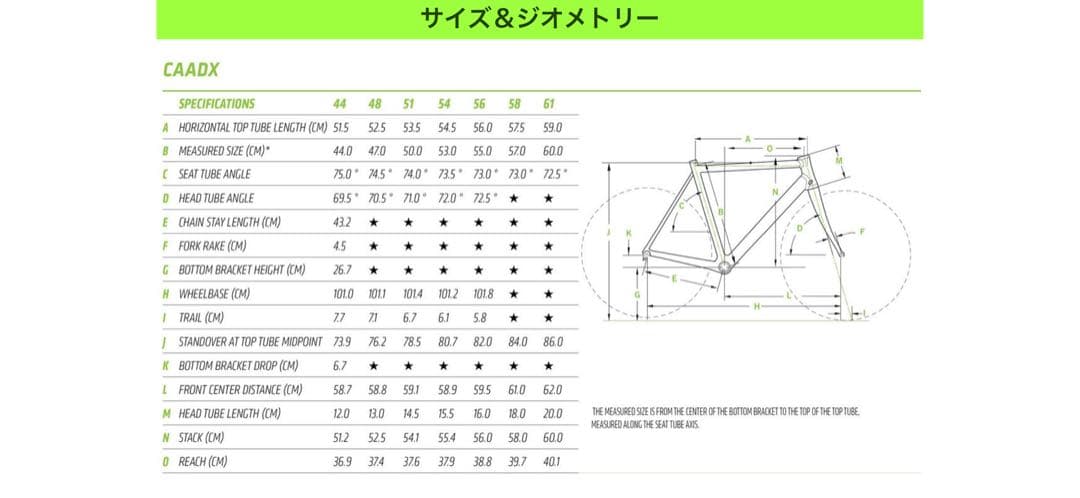 引取り限定　Cannondale CAAD X シクロクロス　44サイズ