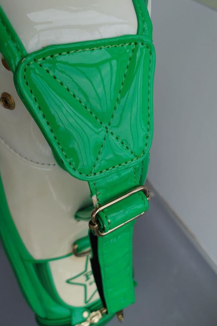 PEARLY GATES (パーリーゲイツ)キャディバッグ グリーン/ホワイト