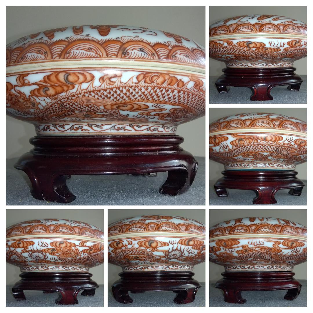 【Big Chef出品】中國清朝雍正年製　景徳鎮窯 龍鳳凰対盒子