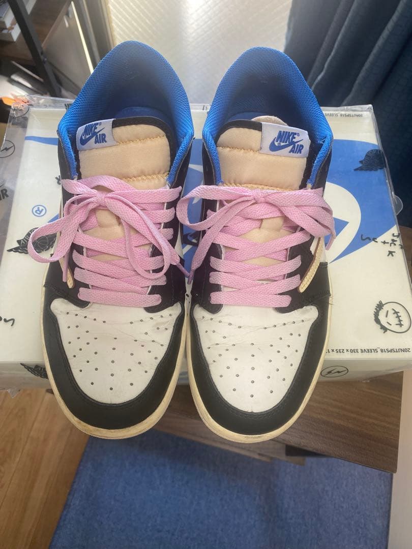 NIKE AJ1 LOW TS × FRAGMENT 27.0cm