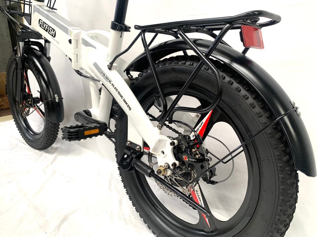 T尃用 FLYFISH ディスク式MTB折り畳み電動自転車BIKES 動作確認済